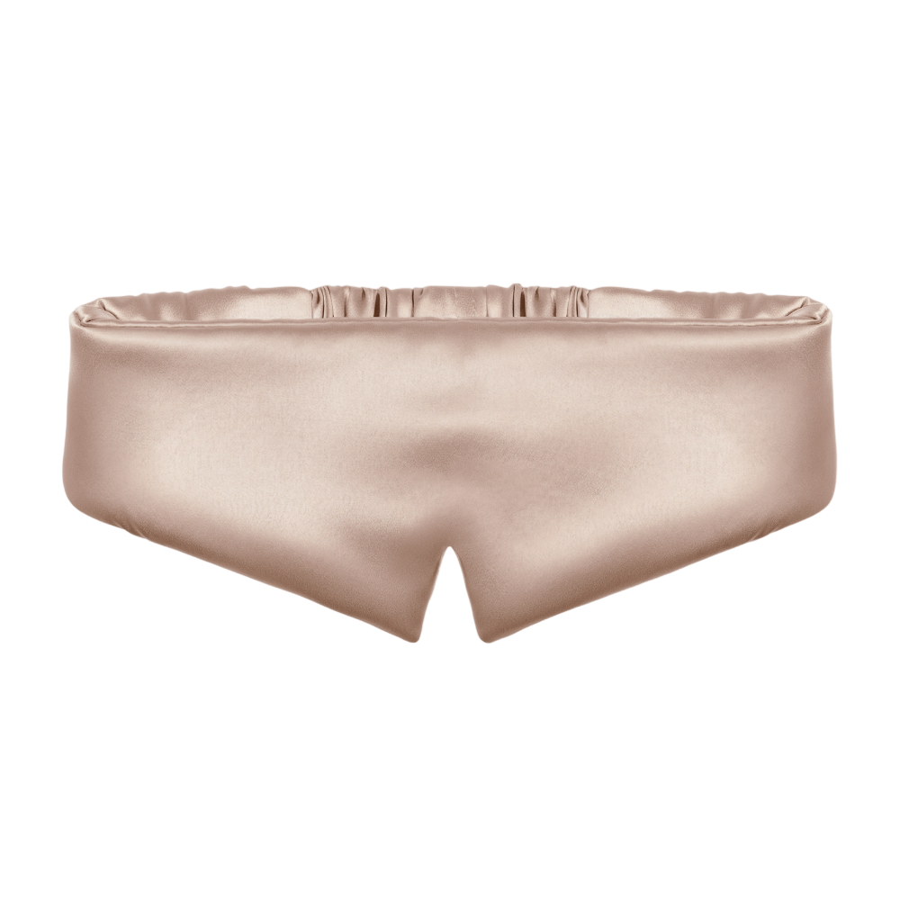MON MOU Pure Silk³ Mask Beige - Шовкова маска для сну та відпочинку